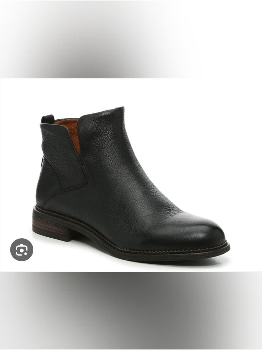 Franco Sarto Hyla Black Leather Chelsea Boot - Size 7.5